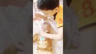 cute  baba | brother love #newborn #shortvideo #vital #shorts