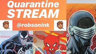 Quarantine Stream - Snake Eyes Sketchcard! - Marvel Artist Will Robson