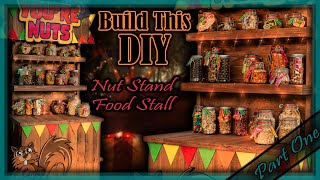 How to Build a Carnival Stall★Making a Market Stall★DIY Party Food Stand★Pallet Wood Paling Shelves★