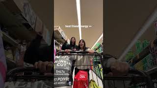 Vibing at Safeway #minivlog #bestfriends #besties #groceryhaul #shorts #vibes