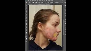 skin retouch in photoshop #short