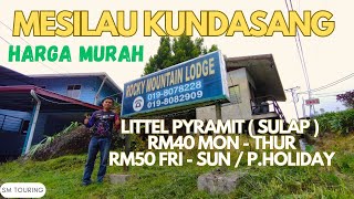 HARGA MURAH STAY ROCKY MOUNTAIN LODGE DI MESILAU KUNDASANG LITTEL PYRAMIT (SULAP) HARGA RM40-50 1MLM