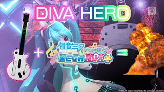 Diva Hero - Playing project diva with a guitar hero controller!