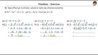 Polynômes - 13 - Ex3 - 3ème