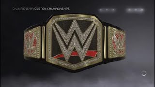 WWE 2K18 How to make 2017/18 WWE champion