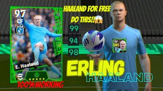 Trick To Get 101 Rated Haaland From Potw Worldwide Pack In eFootball 2024 | haaland trick efootball