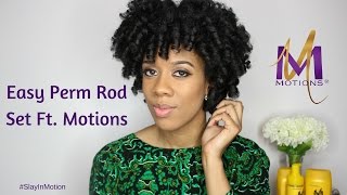 Easy Perm Rod Set Tutorial For Natural Hair