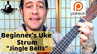 Beginner Ukulele Lesson | "Jingle Bells"  Ukulele Christmas Carol