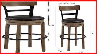 Great product -  Ball & Cast Swivel Pub Height Barstool 29 Inch Seat Height Light Brown Set of 1