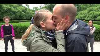 Mario and Catherine's Proposal Flash Mob in the Conservatory Gardens, NYC