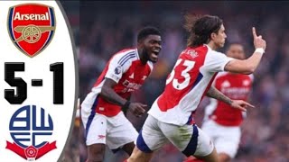 El Arsenal Resurge Un 5-1 Apoteósico en Bolton"