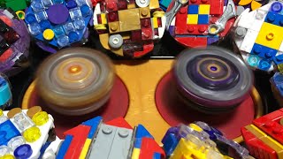 INFINITE Musou Stadium VS ALL Lego Beyblades Marathon Battle!