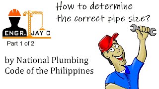 Sizing of Water Supply Pipe | Revised National Plumbing Code of the Philippines