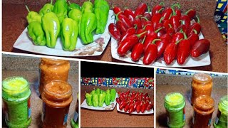 طريقه تخزين 🌶️ الفلفل الاحمر 🌶️بطريقتين مختلفين 🌶️ وسر تخزين الفلفل طول السنه🌶️تحدي الفلفل الاخضر