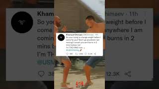 Khamzat Chimaev Continues to Harass Kamaru Usman