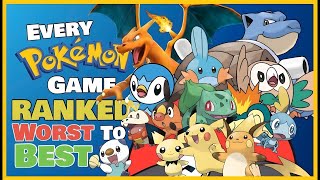 Every Pokémon Game Ranked (In My Opinion) | BB8’s House