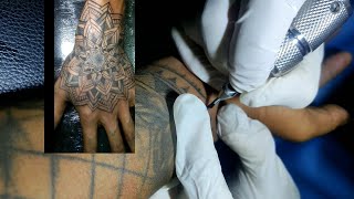 Lining Tattoo, Assam tattoo,Goalpara Local Tattoo Making.