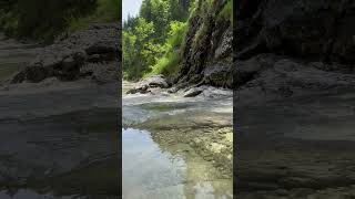 Entdecke die atemberaubende Schönheit der Schlucht am #Kochelsee! 🌿🏞️