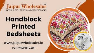 Premium Quality Hand Block Print Bedsheets (हैंड ब्लॉक प्रिंट बेडशीट) Collection - Jaipur Wholesaler