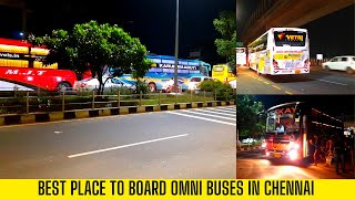 Best Place to board Omni Buses in Chennai | Alandur Court Omni Bus Stop | AK VLOGS AND TRAVELS