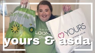 GEORGE @ ASDA & YOURS CLOTHING HAUL | plus size fashion try on | let's talk undies! | 2023