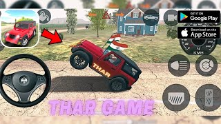 New Modified Mahindra Thar ❤️ | Dollar Song | Indian Car Simulator 3D | Thar | scorpio | android