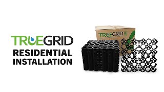 Residential Installation: How to install TRUEGRID Permeable Pavers