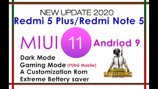 Vince MIUI 11 V20.1.9 । Redmi 5 Plus/Redmi Note 5 । Andriod 9 Pie । Tamal360Pro ।