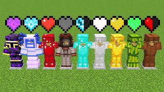 Which Armor can survive longer in Minecraft challenge?