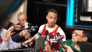 Gerald Green, Trevor Ariza & P.J. Tucker Postgame Interview | Warriors vs Rockets | May 26 , 2018