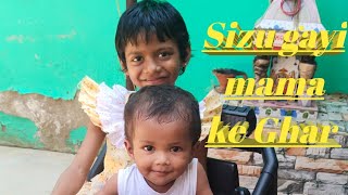 Sizu mama ke bete ke sath gaadi mai bathi hai #vlog#video