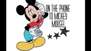 Mickey Mouse is Excited for our Florida Holiday!