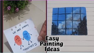 2 Easy Painting ideas | Painting hacks | Painting tutorial | Painting