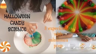 HALLOWEEN/FALL CANDY SCIENCE EXPERIMENTS | 3 Experiments | Preschool to Elementary Science