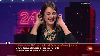 Rita Maestre, portavoz de Más Madrid, "El Tribunal Constitucional se ha declarado en rebeldía"