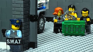 Lego SWAT City Bank Money Transport Truck Robbery