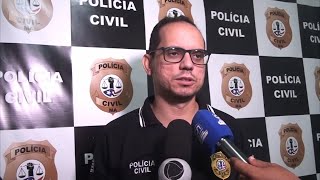 Delegado César Ferro fala sobre prisão de casal acusados de vários assaltos em Presidente Dutra/MA.