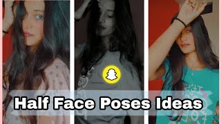 Half Face Poses Ideas For Girls || Cute Poses📱✨ || @NishaSinghChouhan2