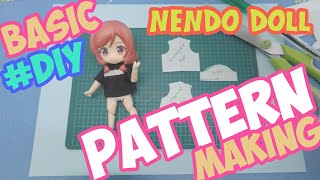 Nendoroid Doll Shirt Pattern tutorial [ BASICS ]