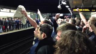 Yids at the tube station after Chelsea Spurs game