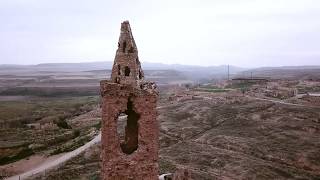 Short: Belchite ruins drone flight