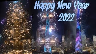 Dubai New Year 2022: Burj Khalifa Fireworks