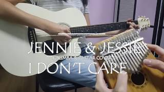 I Don't Care by "Ed Sheeran" - Kalimba + Guitar Cover / Tutorials