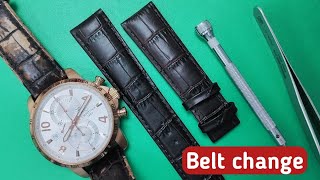 How to install leather strap certina C034427 watch