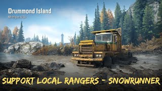 SnowRunner | Support Local Rangers | Drummond Island Michigan, USA