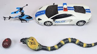 Rc Helicopter Unboxing | Rc Snake And 3D Light Police Unboxing And Testing | Flying Helicoter