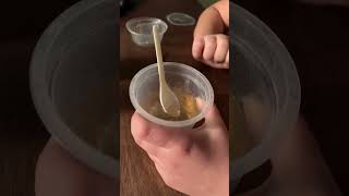 Eating Lemon jelly/jello from 99 Ranch Market rating video