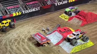 Lafayette, LA- Toughest Monster Truck Tour. From the top of the roof at the CajunDome!