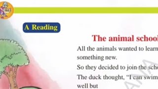 THE ANIMAL SCHOOL telangana class 3 poem