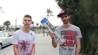 Stealing License Plates Prank